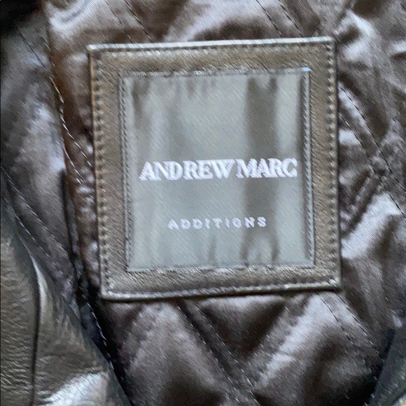 Andrew Marc Leather Jacket - Picture 3 of 4